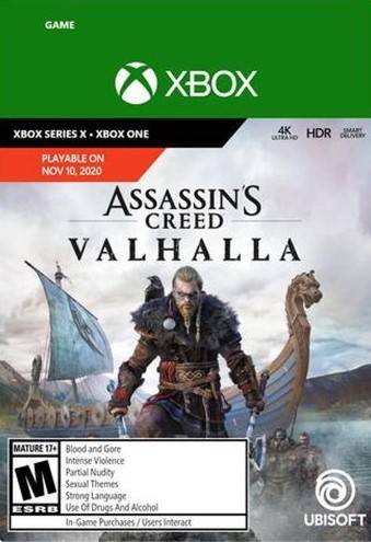 Assassin’s Creed Valhalla Xbox Series X|S, Xbox One [Code numérique] Argentine