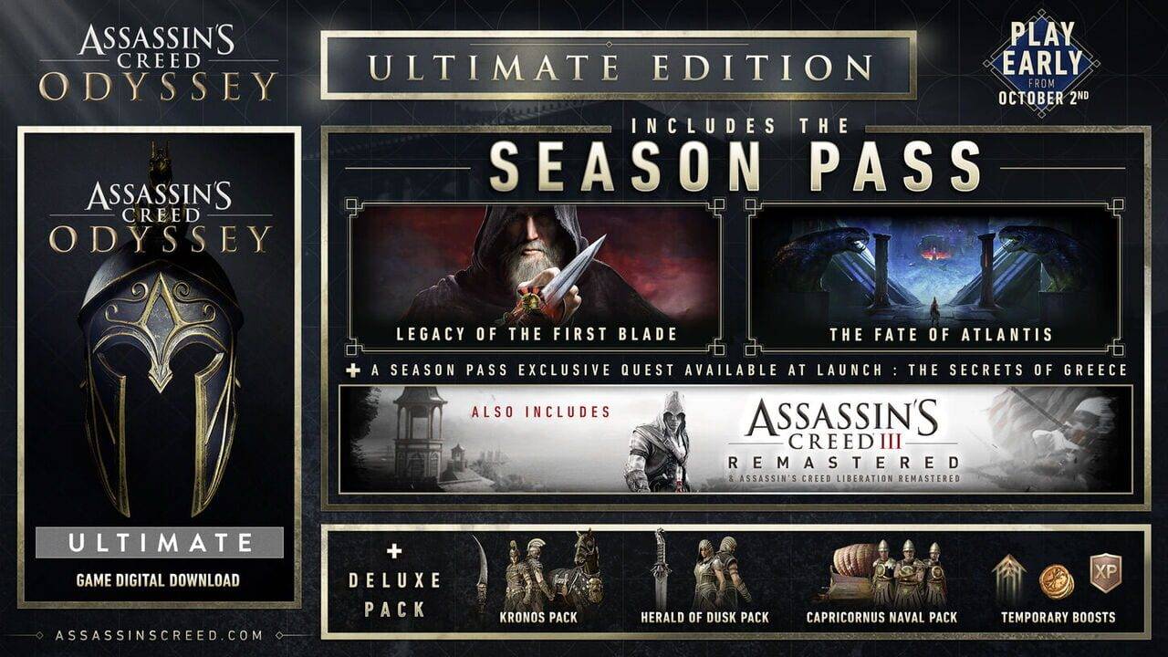 Assassin's Creed: Odyssey - Ultimate Edition Xbox Series X | S / Xbox One Private Account Global