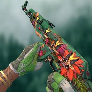 CS:GO AK-47 Wild Lotus(Factory New) Covert Rifle Steam Skin GLOBAL