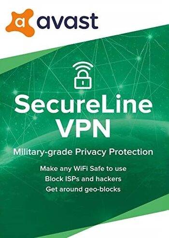 Avast SecureLine VPN (PC, Android, Mac, iOS) 10 Devices, 1 Year - Avast Key - GLOBAL