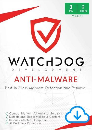 Watchdog Anti-Malware 2 Years 3 PC Key GLOBAL