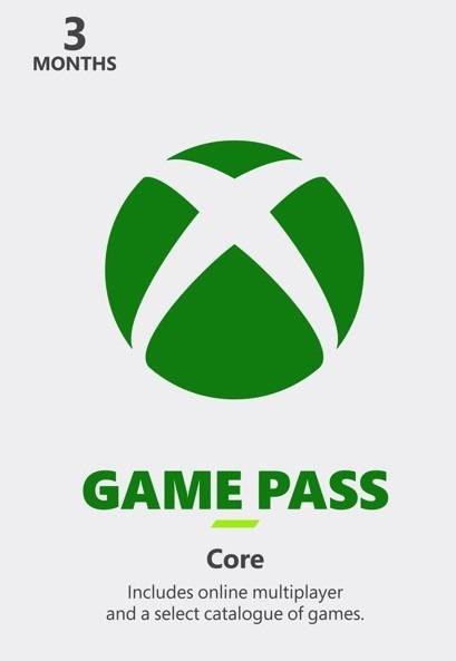 XBOX Game Pass Core 3 Months Subscription Card US