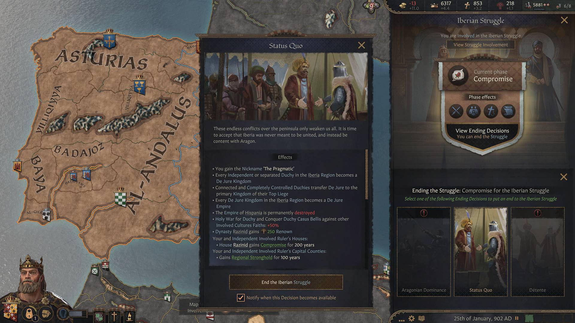 Crusader Kings III - Fate of Iberia DLC Steam CD Key GLOBAL