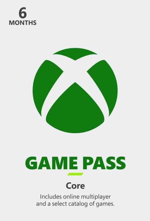 XBOX Game Pass Core 6 Months Subscription Card US