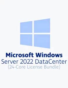 Microsoft Windows Server Datacenter 2022 24 Cores Genuine License Key Lifetime GLOBAL
