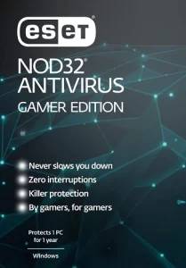 ESET NOD32 Antivirus Gamer Edition 2024 Key (1 Year / 1 PC) GLOBAL