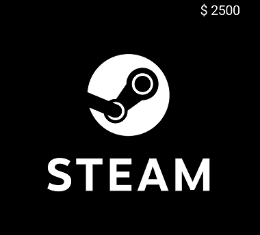 Steam Gift Card USD 2500 Steam Code GLOBAL