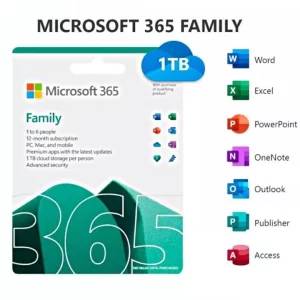 MS Office 365 Family EU Key (1 Year / 6 Devices)