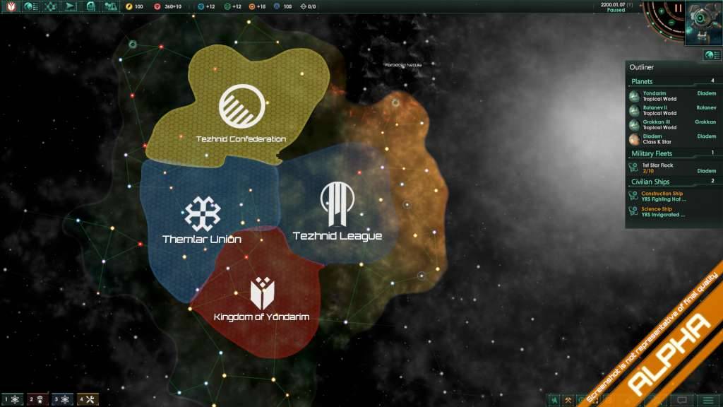 Clave de CD de Steam para Stellaris Galaxy Edition