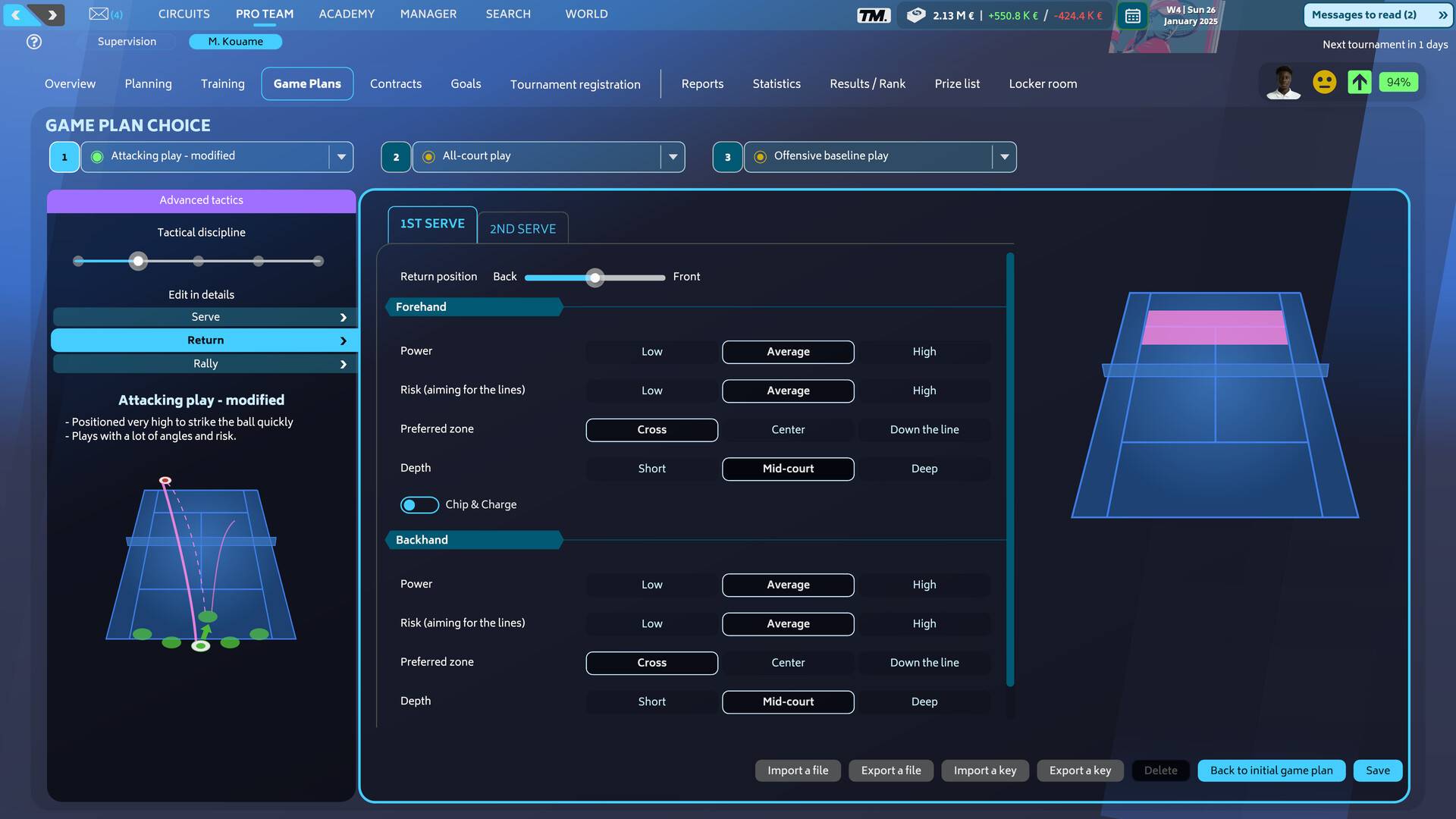Clave de CD para Steam de Tennis Manager 25 para PC