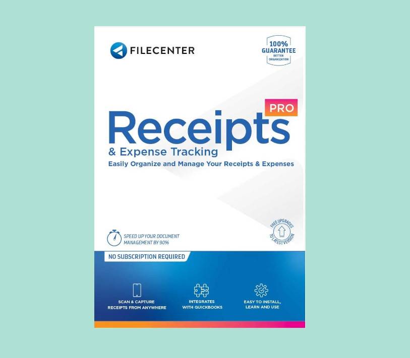 FileCenter Receipts Professional 12 Key Lifetime