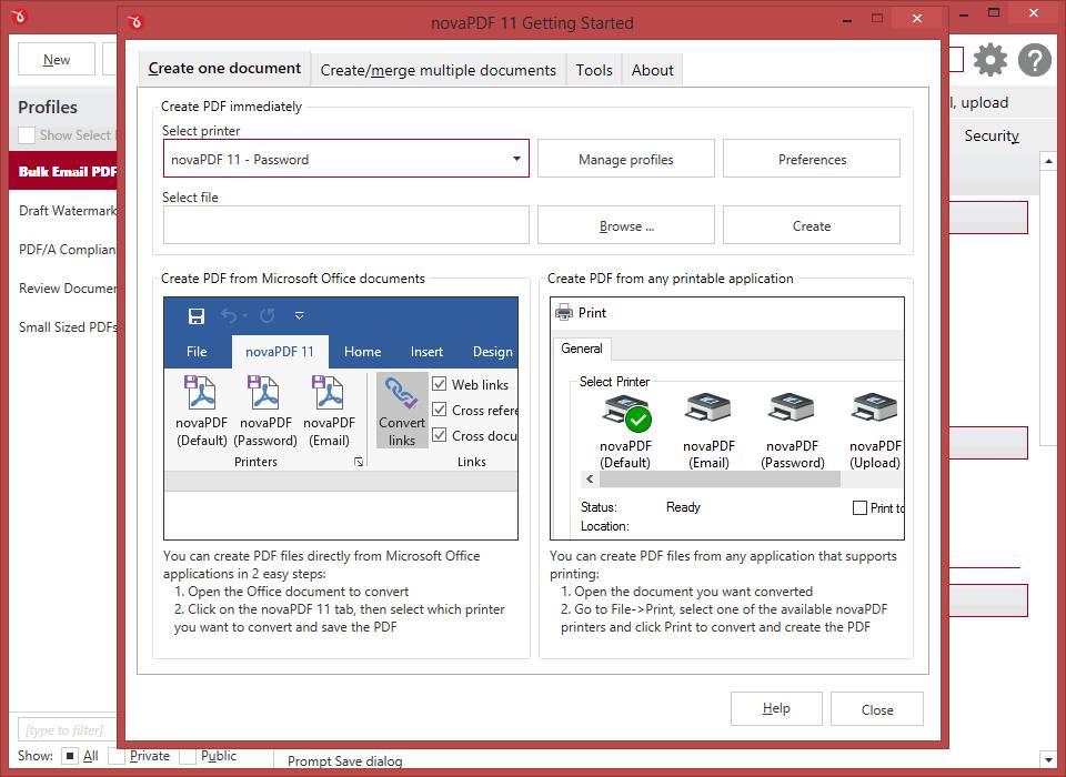 Clé novaPDF Lite 11 (à vie / 1 PC)