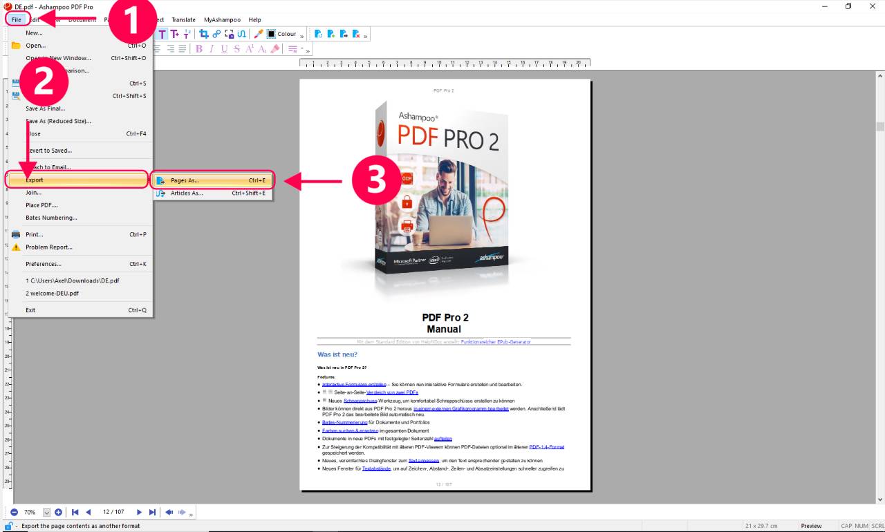Ashampoo PDF Pro 4 Key (Lebenslange Lizenz / 1 PC)